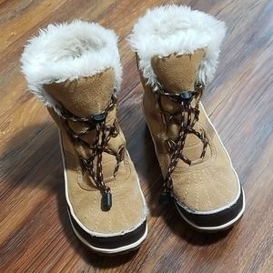SOREL youth tivoli II boots curry/elk size 3